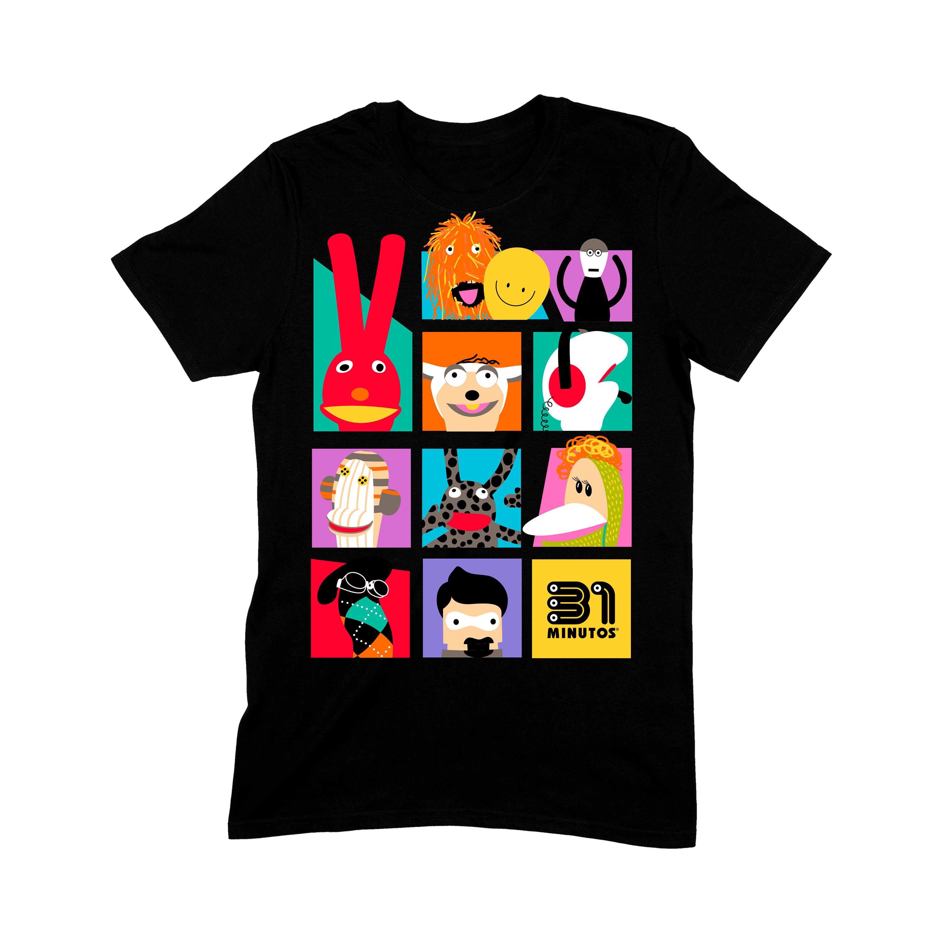Playera - Personajes