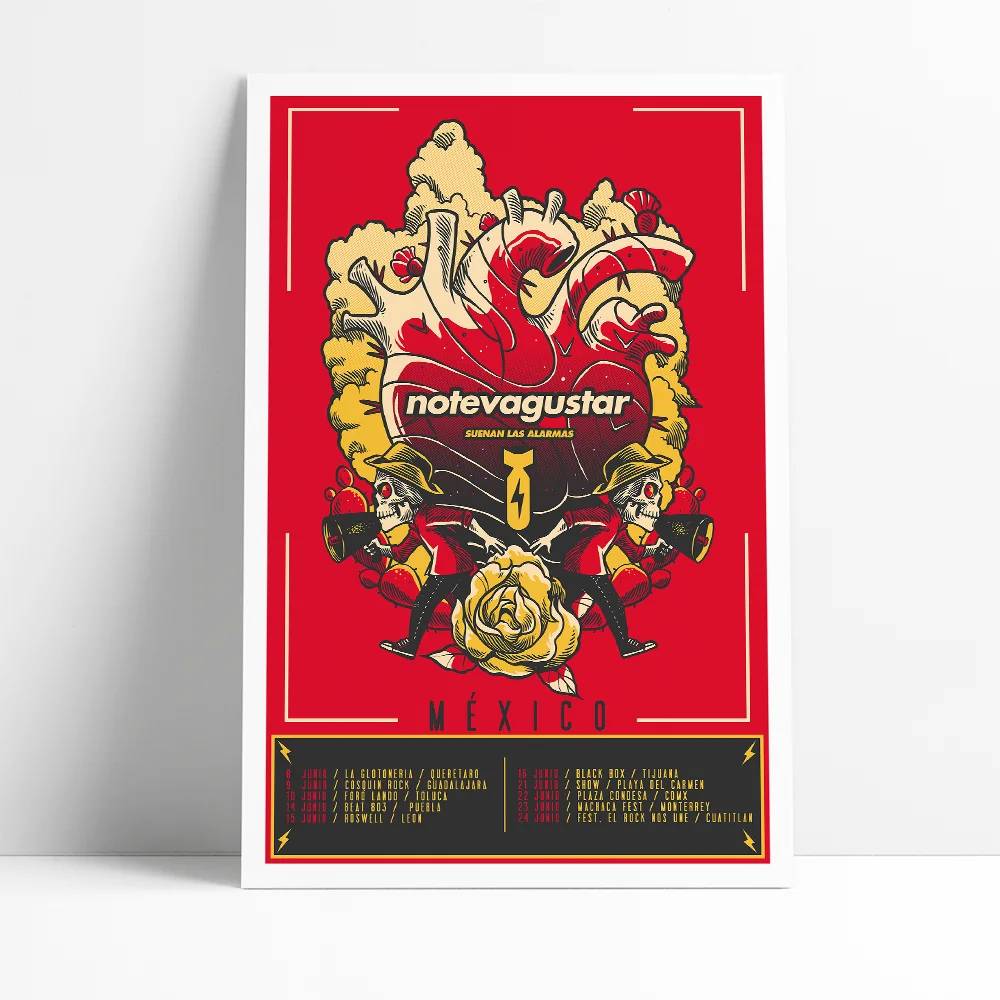 Serigrafía - NTVG Gira México