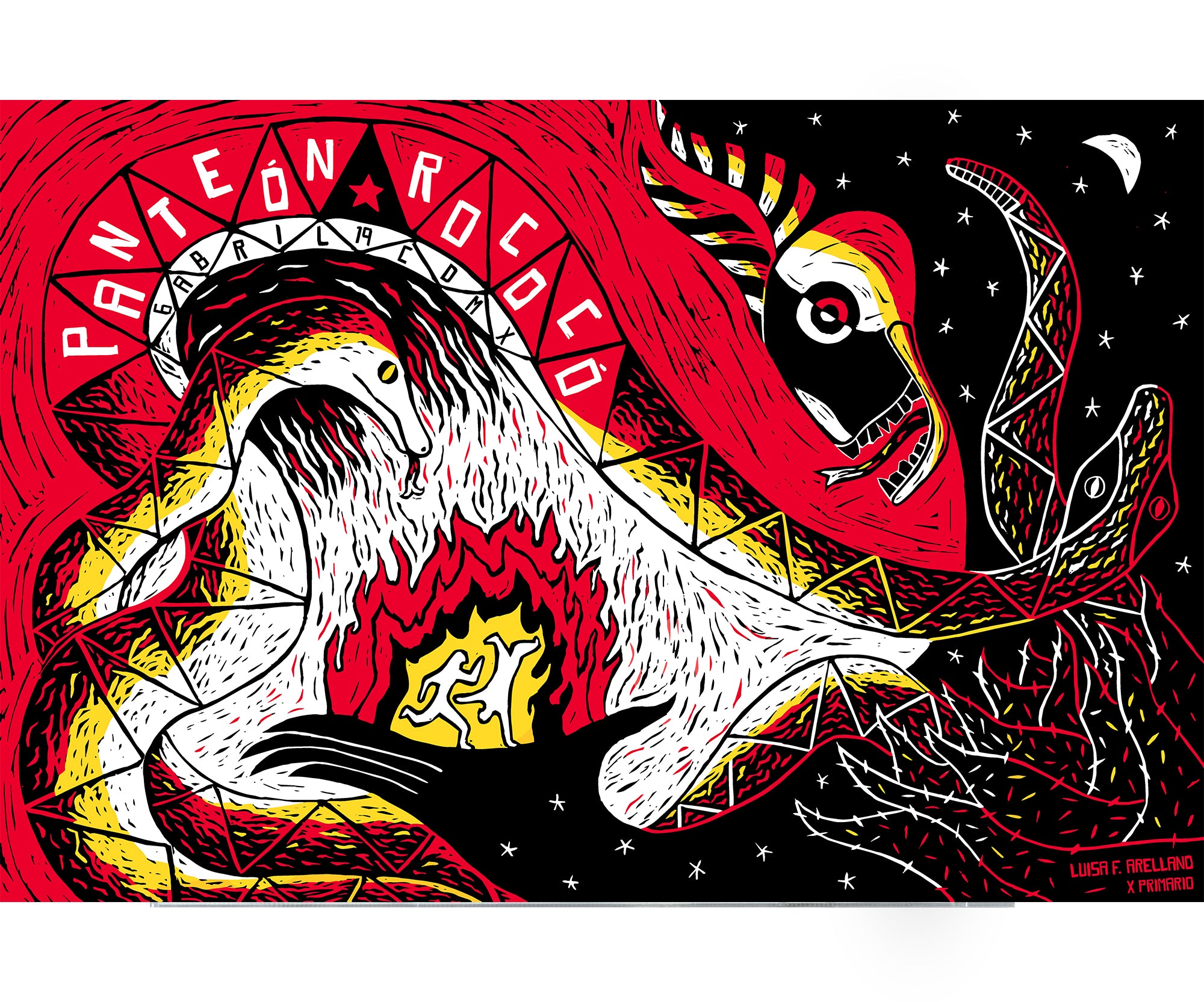 Serigrafía - Infierno 6/04/19 CDMX