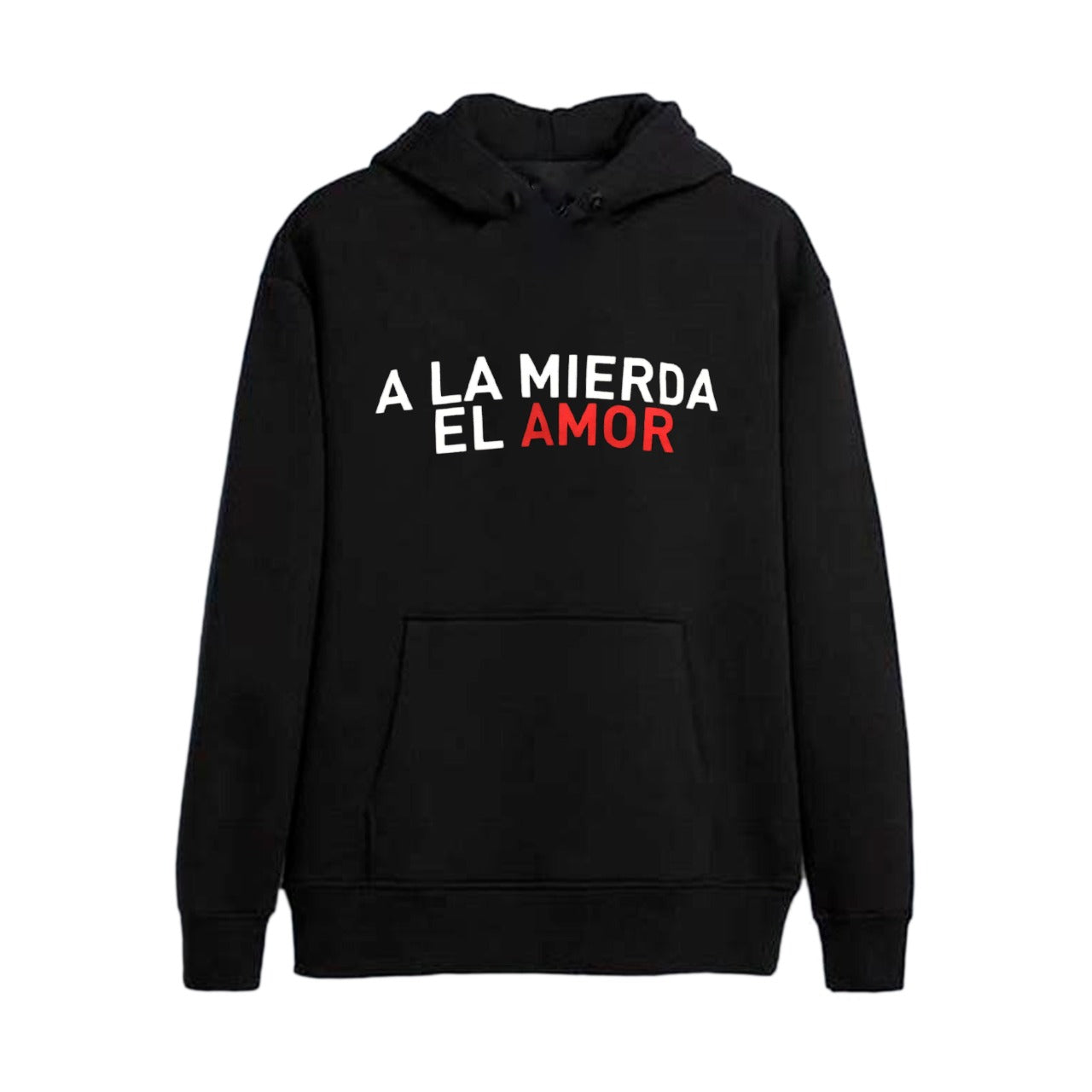 Sudadera Negra - Kurt A La Mierda El Amor