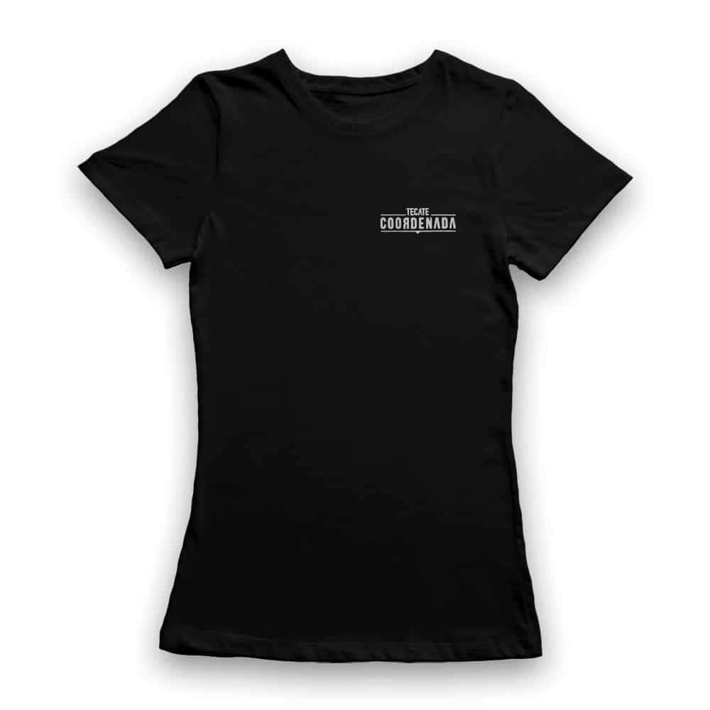 Playera Mujer - Amplificador (Negra)