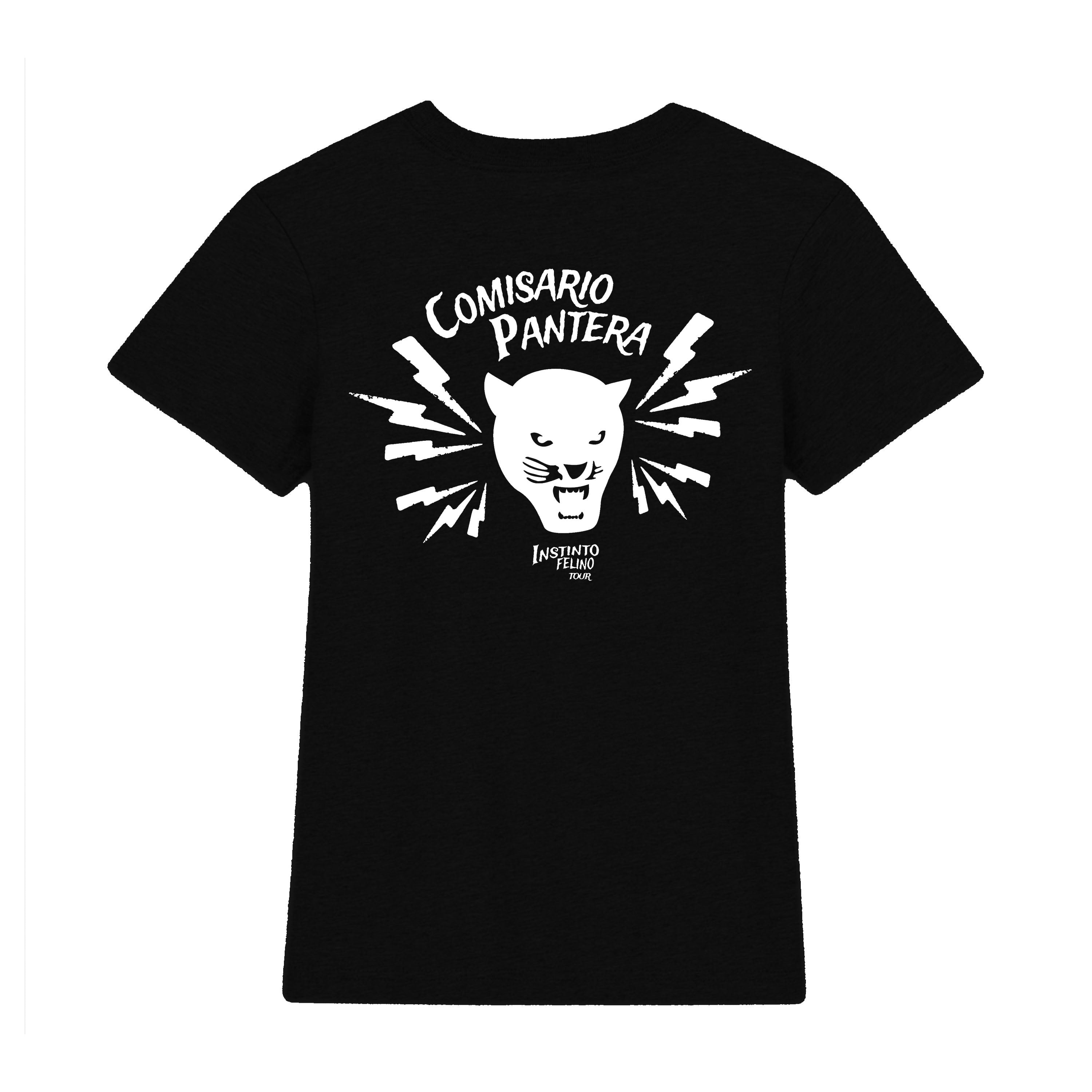 Playera - Instinto Felino (Negro)