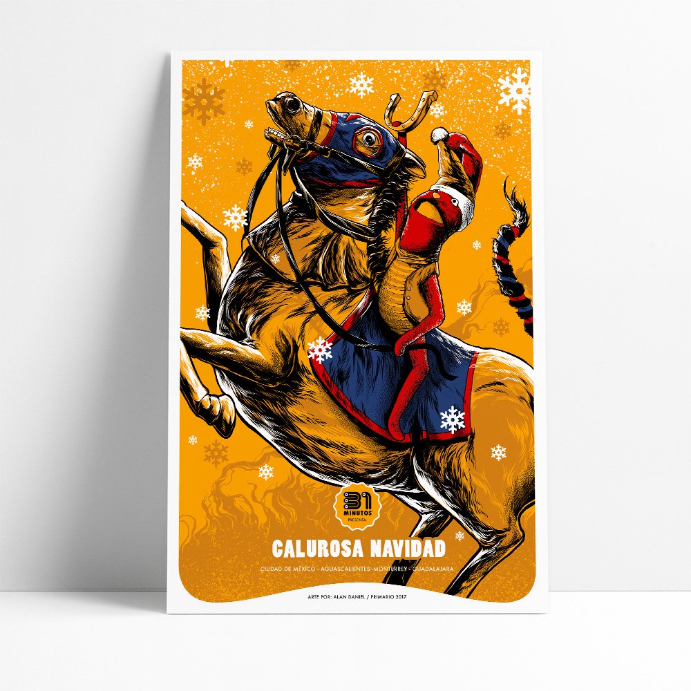 Serigrafía - Calurosa navidad