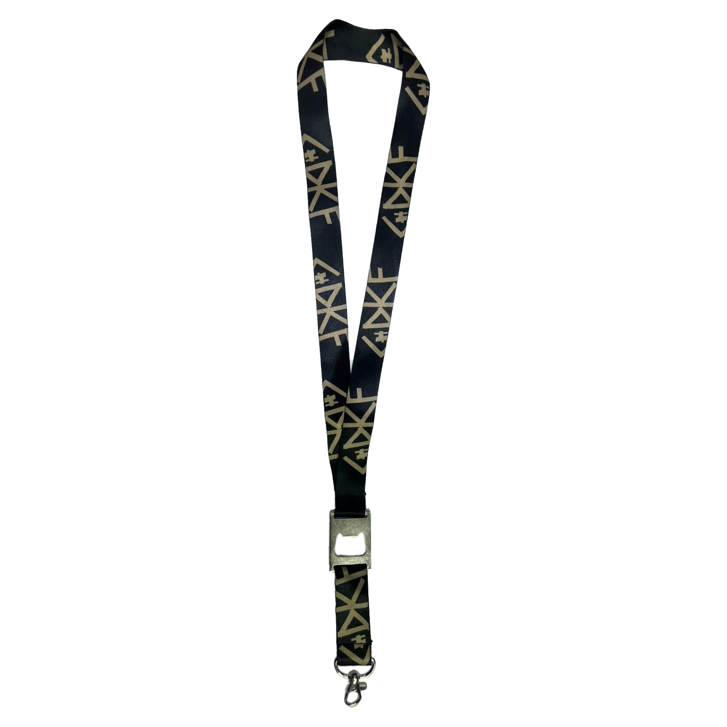 Lanyard -  CHDKF Negro/Dorado