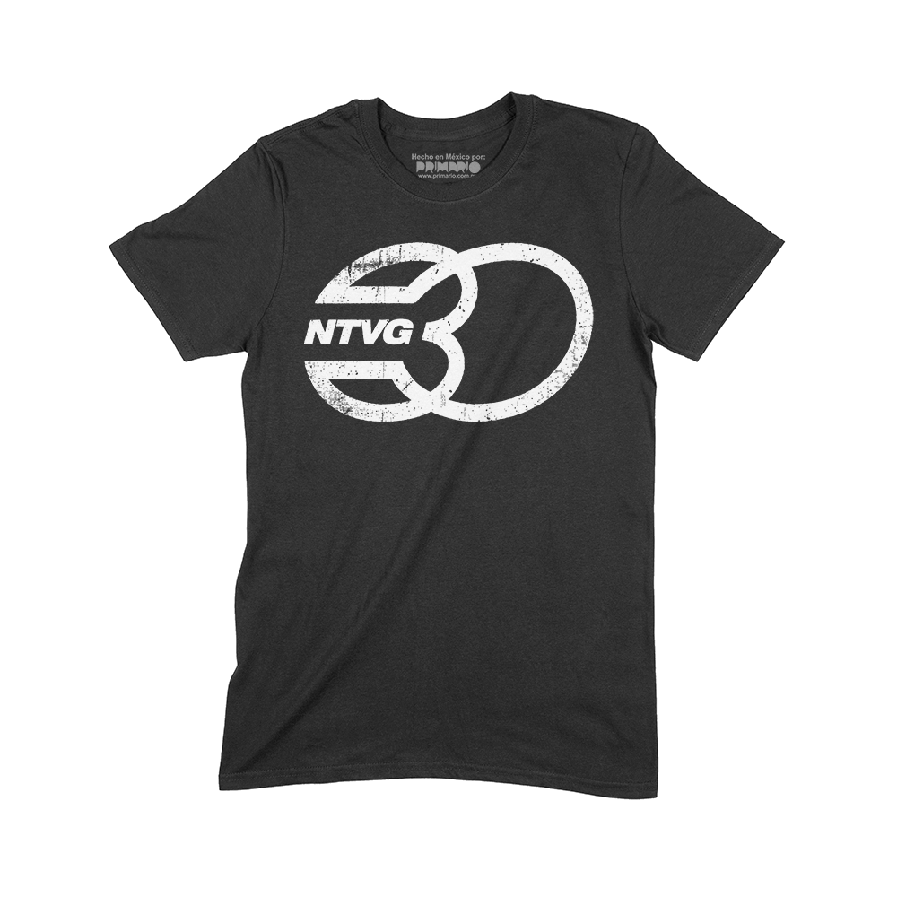 Playera - 30 Años Negro