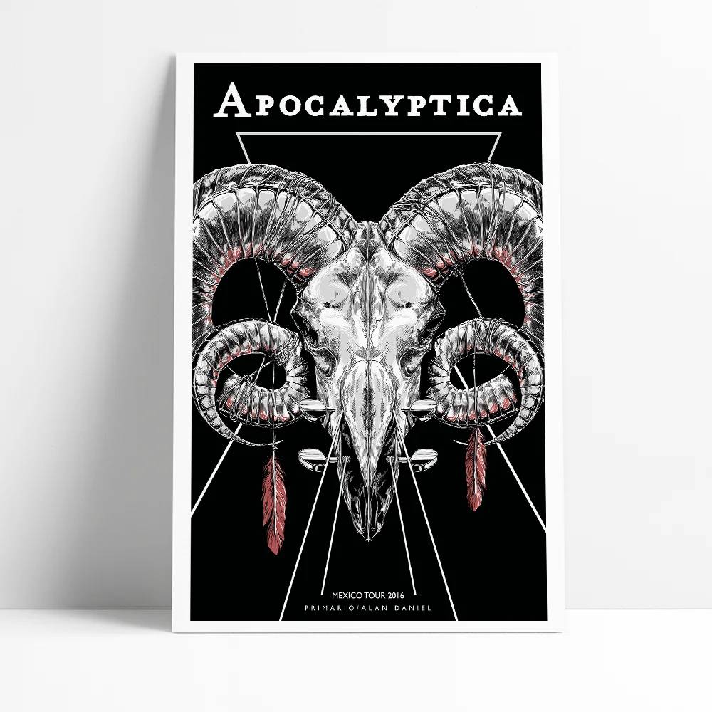 Serigrafía - Apocalyptica 2016
