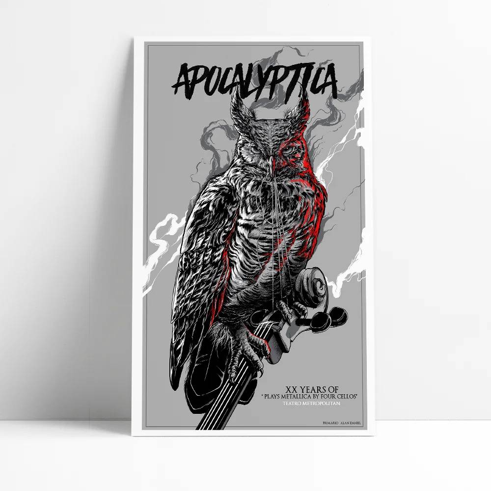 Serigrafía - Apocalyptica 2017