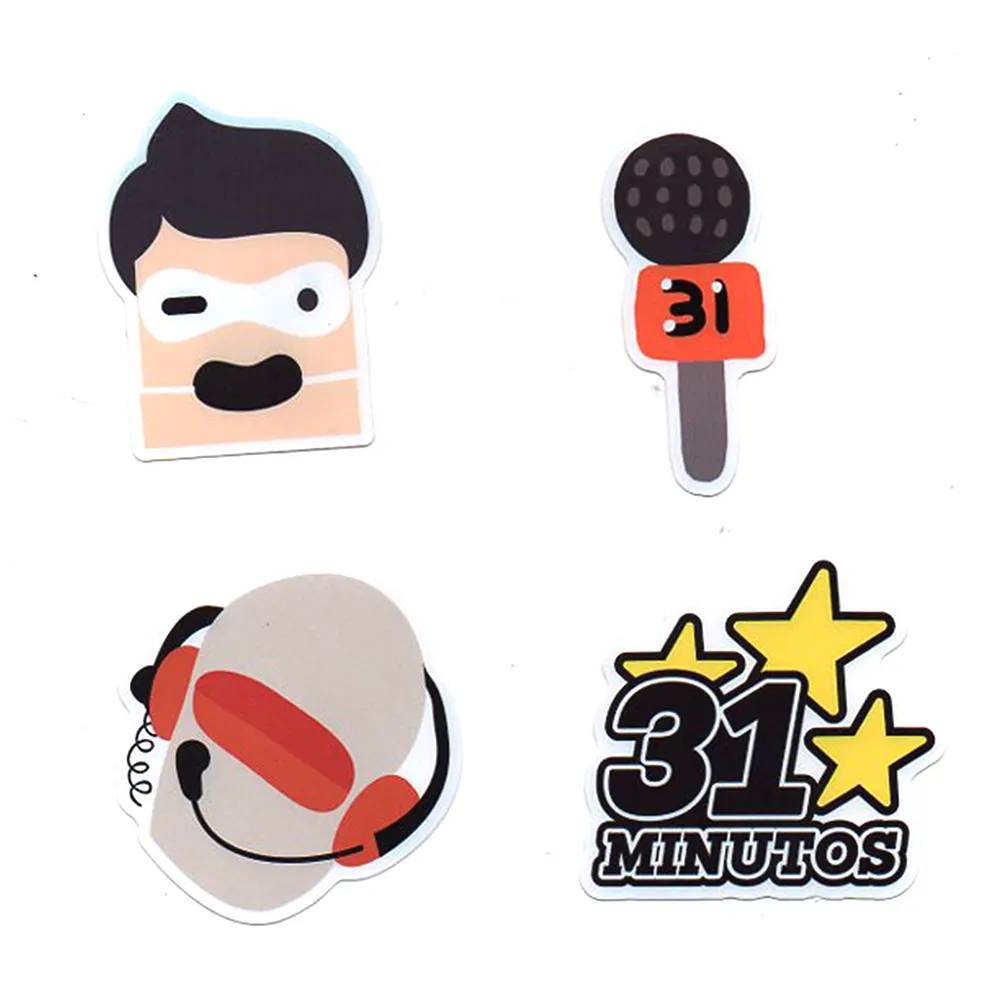 Set Stickers - Logo 31 Minutos